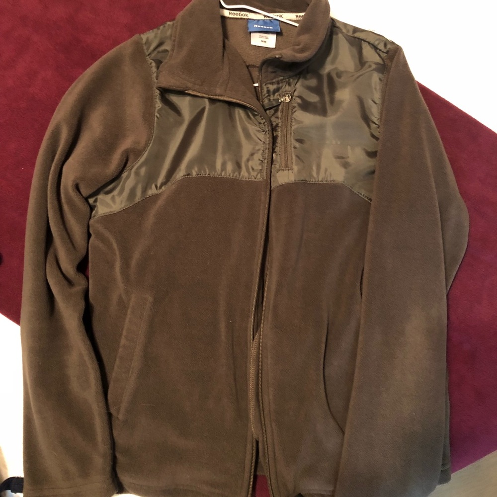 Zip up Reebok jacket super soft.
